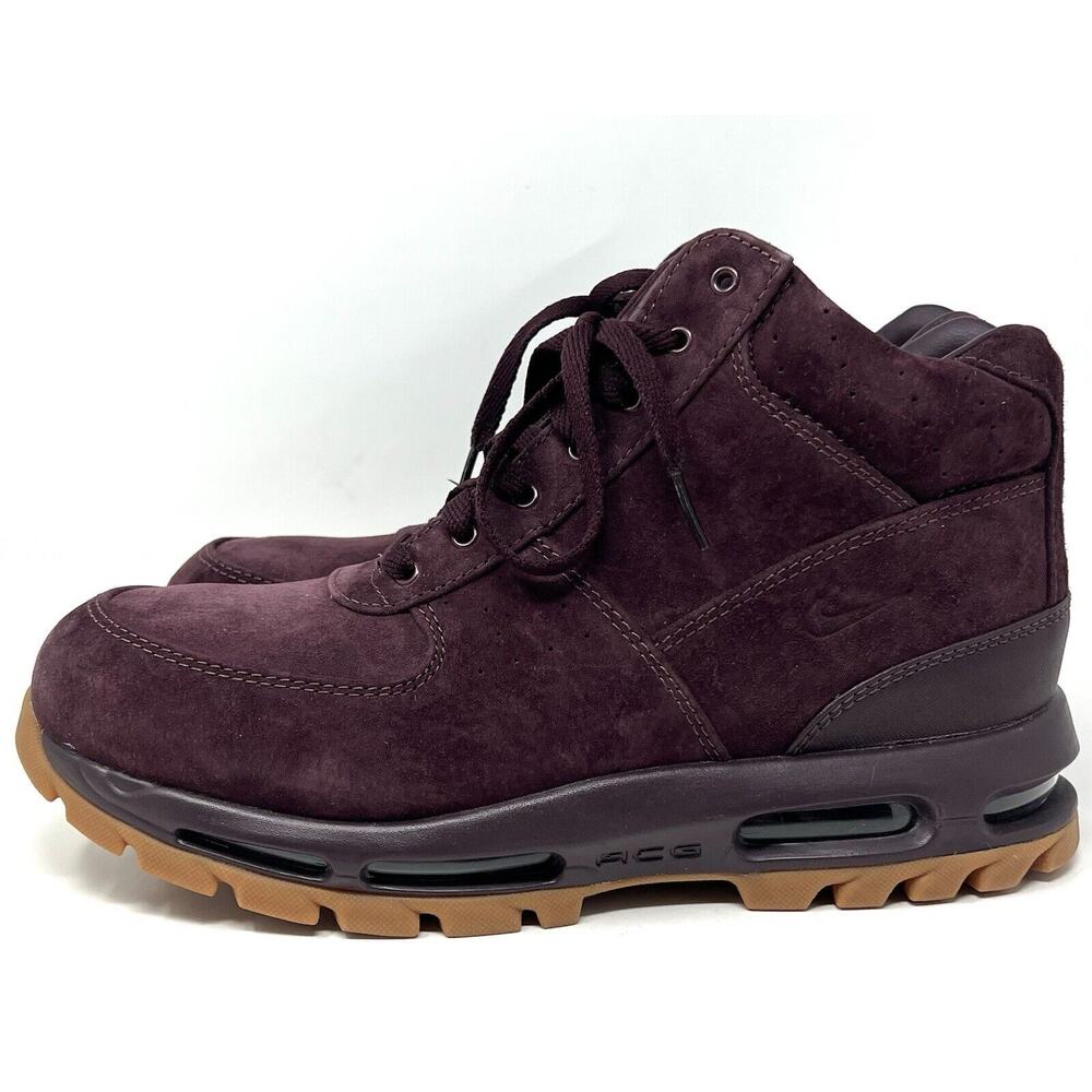 Nike Air Max Goadome Deep Burgundy Suede Boot ACG 865031-602 Mens Size 11